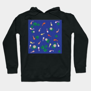 Koi Fish in a Pond Hoodie